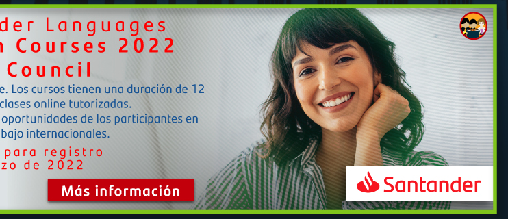 Becas Santander Language | Online English Courses 2022 – British Council (Más información)